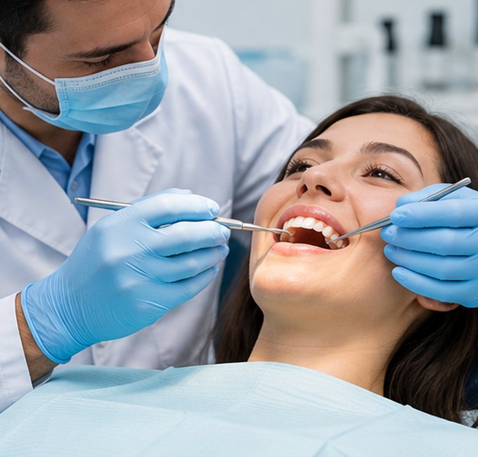 Illustrative dental consultation